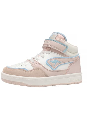 Kangaroos Sneakers "Dunkin Mid EV" in Rosa/ Weiß