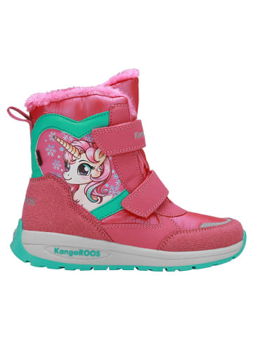 Kangaroos Winterstiefel "K-PE Calum V RTX SL" in Pink/ Türkis