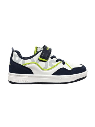 Kangaroos Sneakers "K-CP Allets EV" wit/donkerblauw/geel