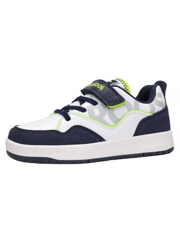 Kangaroos Sneakers "K-CP Allets EV" wit/donkerblauw/geel