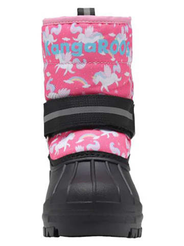 Kangaroos Winterstiefel "K-Shell II" in Pink/ Schwarz