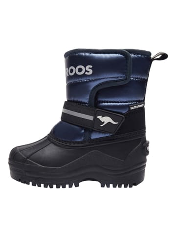 Kangaroos Winterstiefel "Shell" in Schwarz/ Dunkelblau