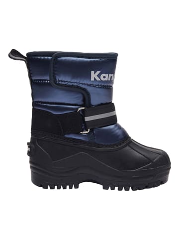 Kangaroos Winterlaarzen "Shell" zwart/donkerblauw
