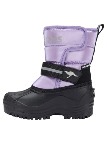Kangaroos Winterstiefel "Shell II" in Schwarz/ Lila