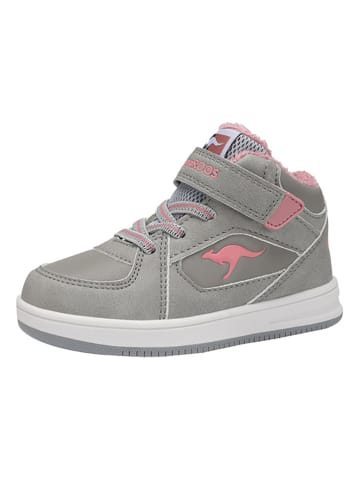 Kangaroos Sneakers "K-CPI Kalino" in Grau/ Rosa