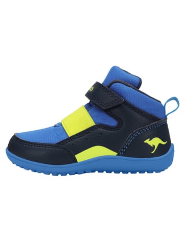Kangaroos Barfußschuhe "K-BFI Peppy EV" in Dunkelblau/ Blau/ Gelb