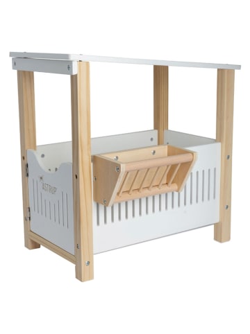 ASTRUP Pferdestall in Weiß/ Hellbraun - ab 3 Jahren