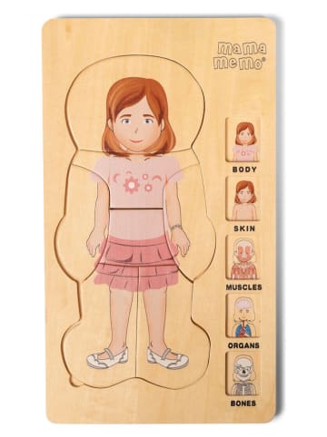 MAMAMEMO Körperpuzzle "Mädchen" - ab 3 Jahren