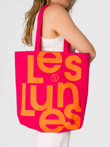 Les Lunes Shopper bag "Haley" w kolorze różowym - 38 x 43 cm