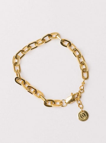 Les Lunes Bransoletka "Aura" w kolorze złotym