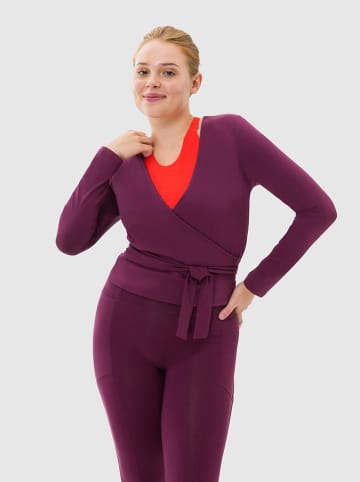 Les Lunes Koszulka sportowa "Luna Active" w kolorze fioletowym