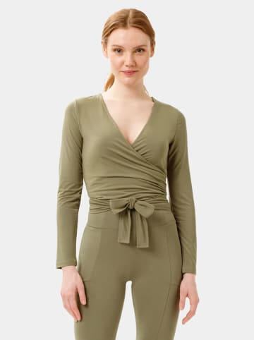 Les Lunes Bluzka sportowa "Luna" w kolorze khaki