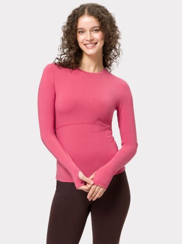 Les Lunes Koszulka sportowa "Flow" w kolorze różowym