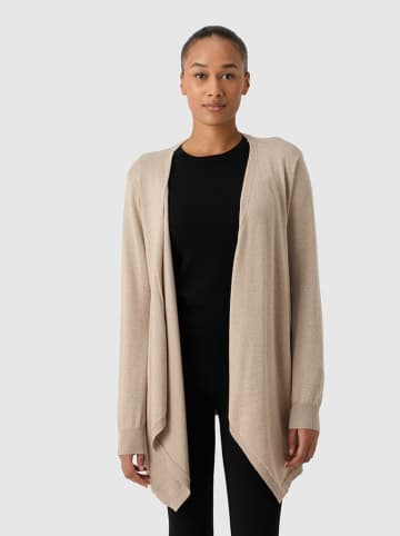 Les Lunes Kardigan "Lila" w kolorze beżowym
