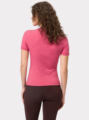 Les Lunes Koszulka sportowa "Flow" w kolorze różowym