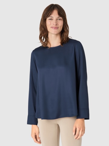 Les Lunes Bluse "Margaa" in Dunkelblau
