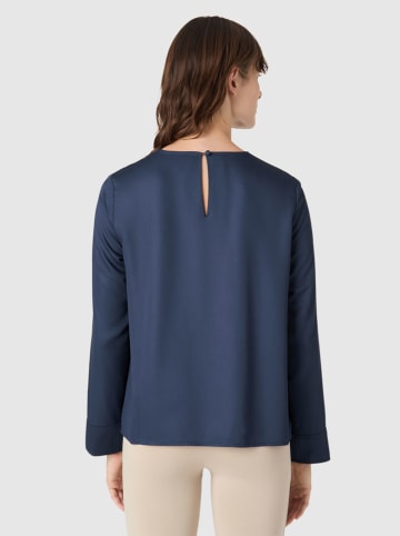 Les Lunes Bluse "Margaa" in Dunkelblau
