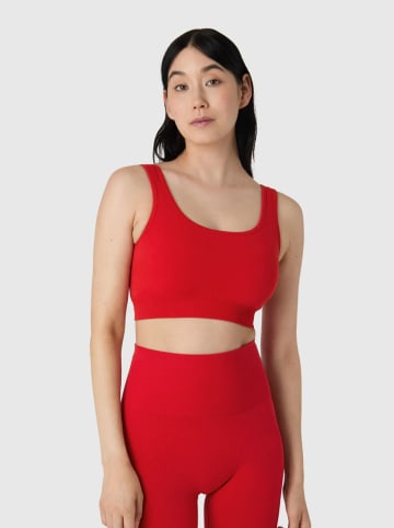 Les Lunes Biustonosz sportowy "Sync" w kolorze czerwonym