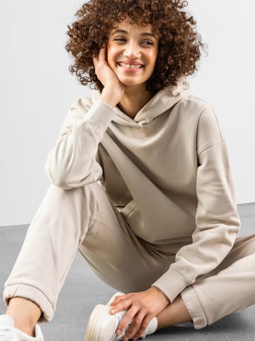 Les Lunes Spodnie dresowe "Frayaa" w kolorze beżowym