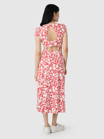 Les Lunes Kleid "Sienna" in Rot/ Weiß