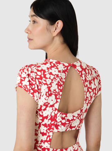 Les Lunes Jurk "Sienna" rood/wit