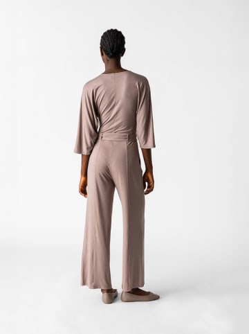 Les Lunes Kombinezon "Cara" w kolorze szarobrązowym