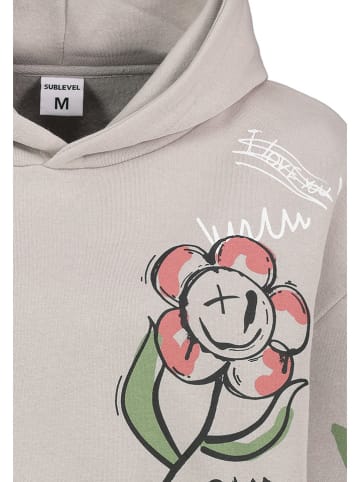 Sublevel Hoodie lichtgrijs