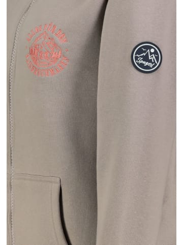 Sublevel Sweatvest beige/grijs