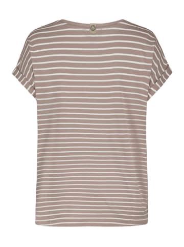 Sublevel 2er-Set: Shirts in Taupe/ Weiß