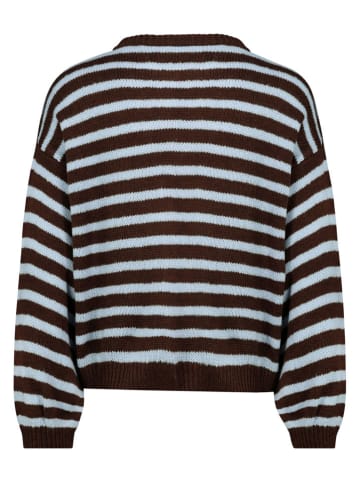 Sublevel Vest bruin/lichtblauw