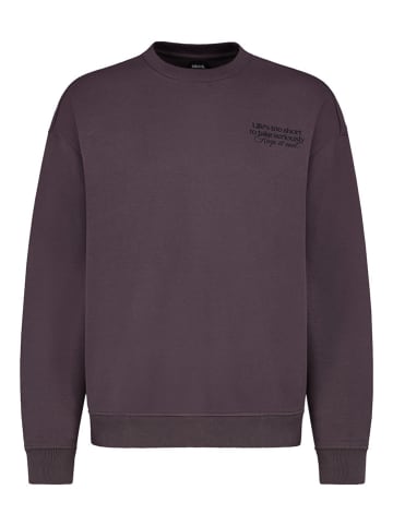 Sublevel Sweatshirt auberginekleurig