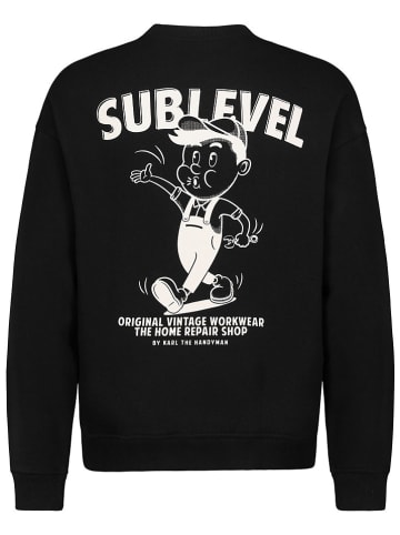 Sublevel Sweatshirt in Schwarz