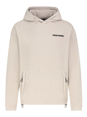Sublevel Fleecehoodie crème