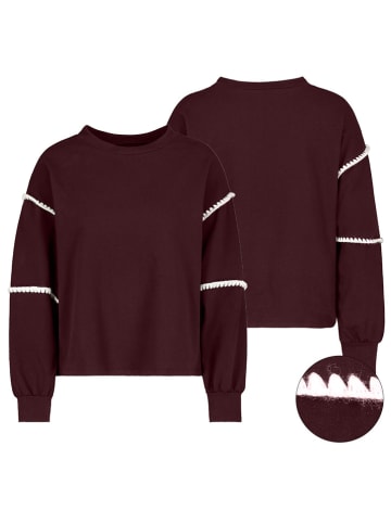 Sublevel Sweter w kolorze bordowym