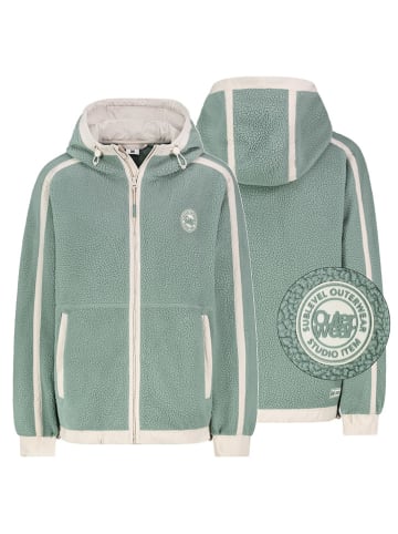 Sublevel Fleece vest mintgroen/wit