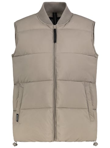 Sublevel Kamizelka pikowana w kolorze szarobrązowym