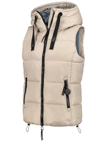 Sublevel Doorgestikte bodywarmer beige