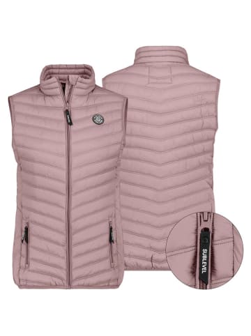 Sublevel Doorgestikte bodywarmer lichtroze