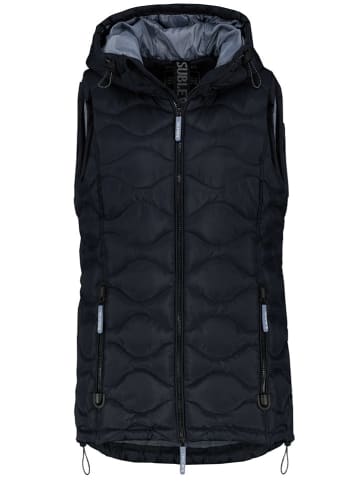 Sublevel Doorgestikte bodywarmer donkerblauw