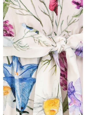 Sublevel Sukienka w kolorze kremowym ze wzorem