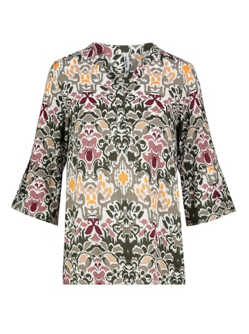 Sublevel Bluzka w kolorze ciemnozielono-szaroróżowym