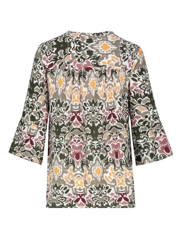 Sublevel Bluzka w kolorze ciemnozielono-szaroróżowym