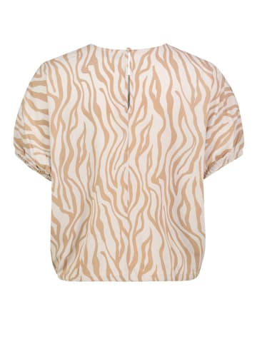 Sublevel Bluzka w kolorze jasnobrązowo-białym