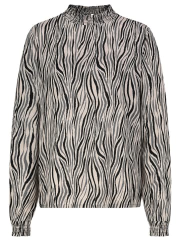 Sublevel Bluse in Weiß/ Schwarz