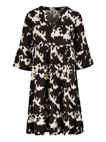 Sublevel Sukienka w kolorze ciemnobrązowo-kremowym