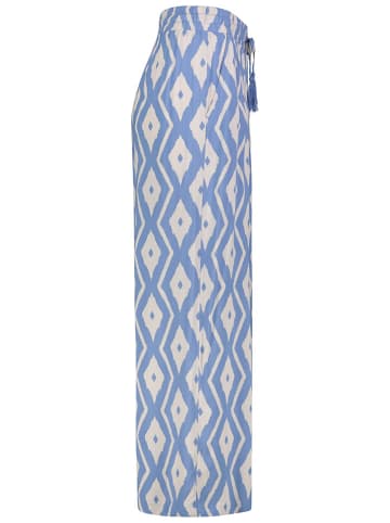 Sublevel Spodnie w kolorze błękitno-białym