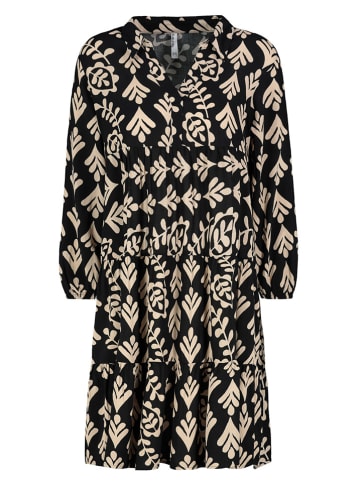 Sublevel Sukienka w kolorze czarno-beżowym