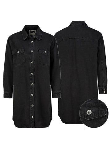 Sublevel Sukienka dżinsowa w kolorze czarnym