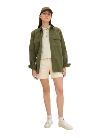 Tom Tailor Szorty w kolorze beżowym