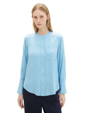 Tom Tailor Bluse in Hellblau